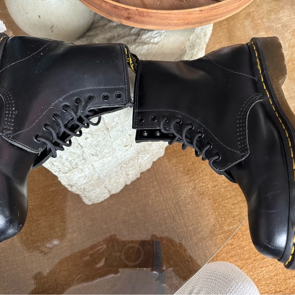 1460 Smooth Leather Lace Up Boots Black Sz 10 main image 6